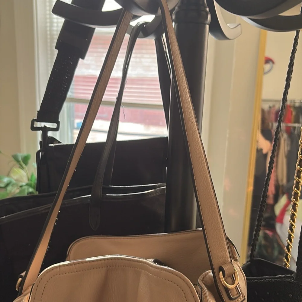 Tan Leather Women's Bag - Picture 6 of 6